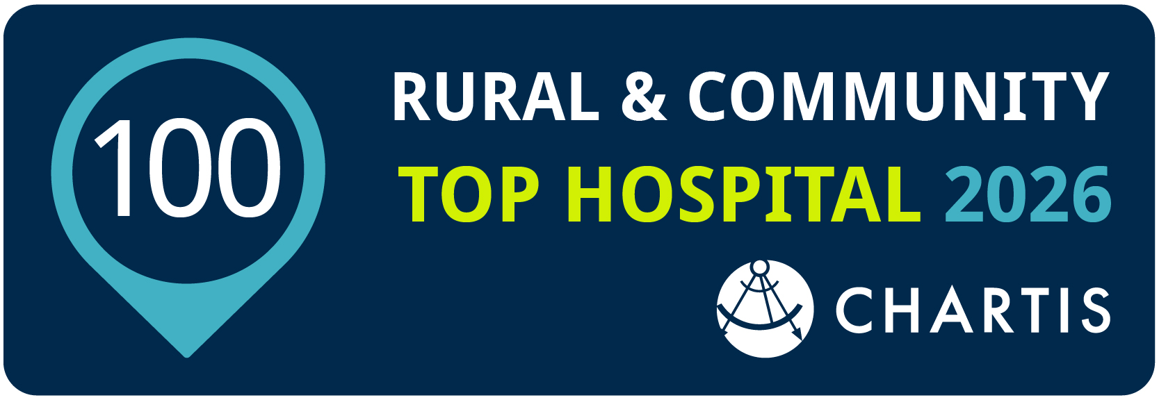 Rural & Community Top Hospital 2026 badge