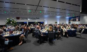 team members at the President's award dinner